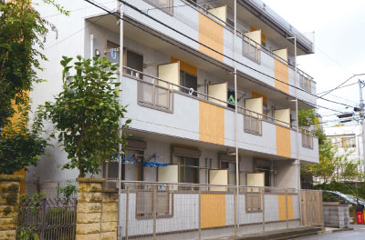 アミックスで建築、サブリース管理も行っている木造3階建てアパート